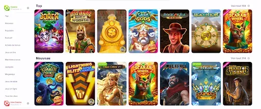 Populárne sloty v Nomini Casino s titulmi ako Joker Cashpot a Big Bass Bonanza